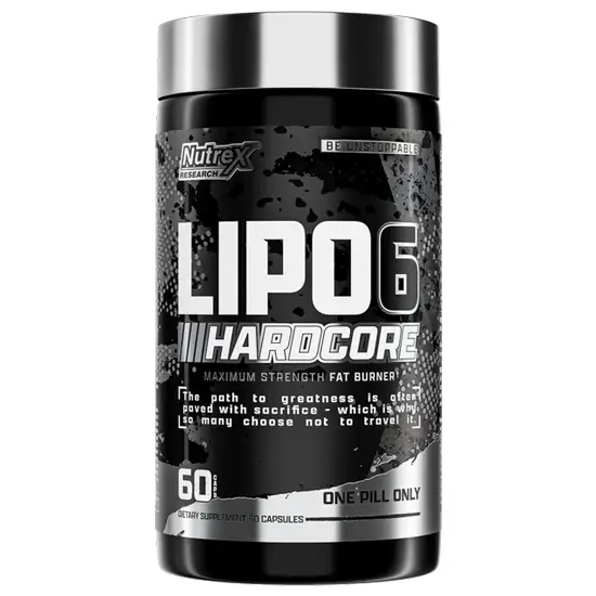 Lipo-6 Hardcore 60 Capsules By Nutrex Research