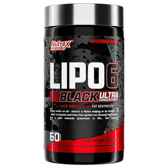Lipo6 Black 60 Black Capsules By Nutrex Research