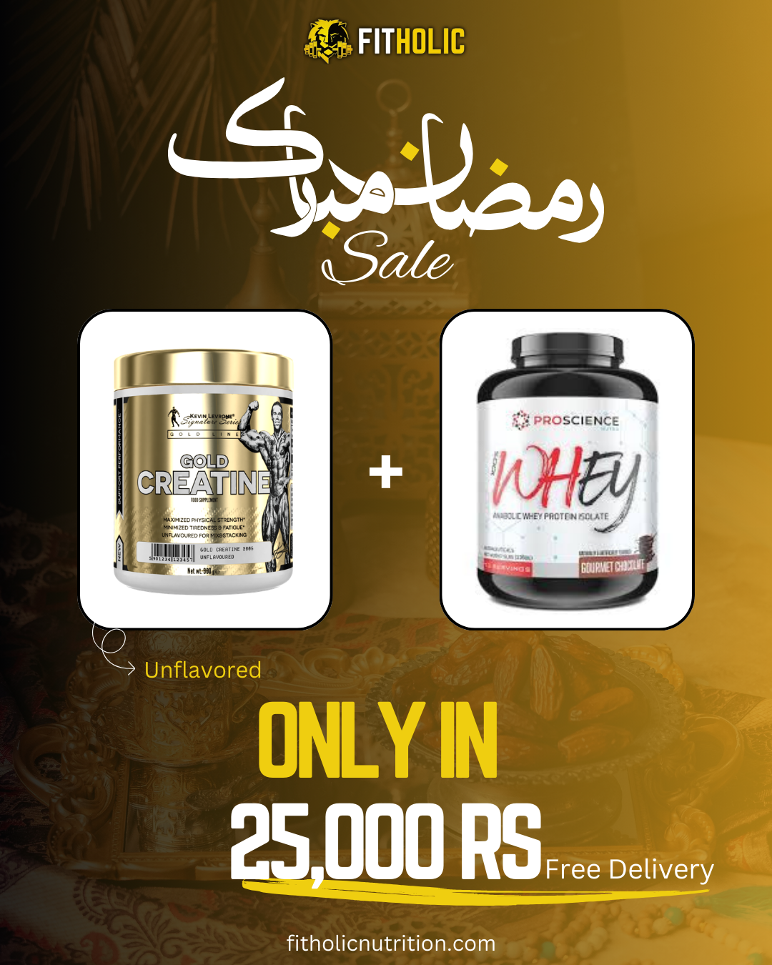 Ramadan OFFER (Gold Creatine + Proscience Whey)